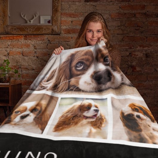 Create Your Own Pet Photo Fleece Deken