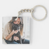 Create Your Own Pet Photo Sleutelhanger (Achterkant)