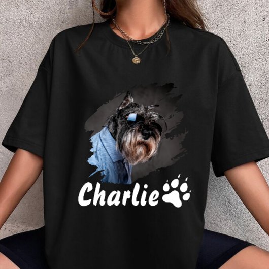create your own pet shirt idea here custom photo
