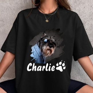 create your own pet shirt idea here custom photo