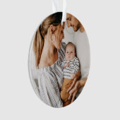 Create Your Own Photo Custom Pic Double Sided Ornament (voorkant)