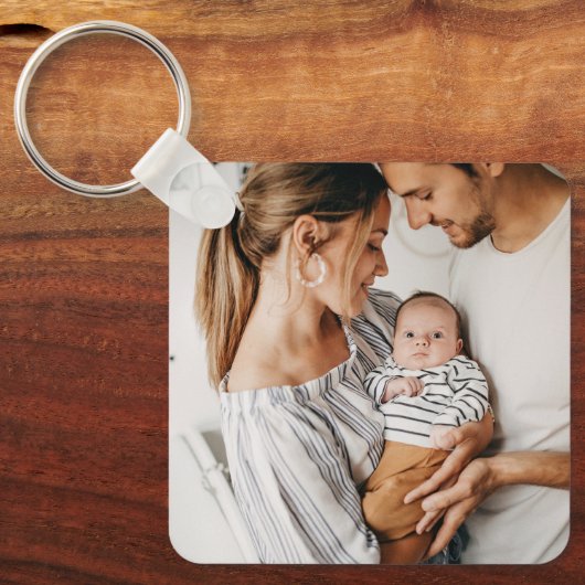 Create Your Own Photo Custom Pic Double Sided Sleutelhanger (Voorkant)