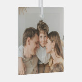 Create Your Own Photo Custom Picture DIY Glas Ornament (Voorkant Rechts)