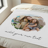 Create Your Own Photo Fleece Deken