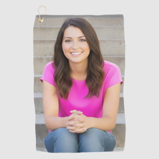 Create your Own Photo Golfhanddoek (Voorkant)