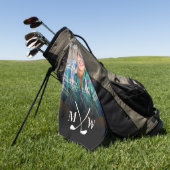 Create your Own Photo Golfhanddoek (Groen)