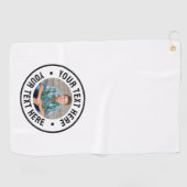 Create your Own Photo Golfhanddoek (Horizontaal)