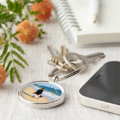 Create Your Own Photo Keychains Gift Custom Text Sleutelhanger (Zijkant)