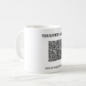 Create Your Own QR Code Coffee Mug Business Gifts (Devant gauche)