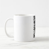 Create Your Own QR Code Funny Coffee Mug Gift (Gauche)
