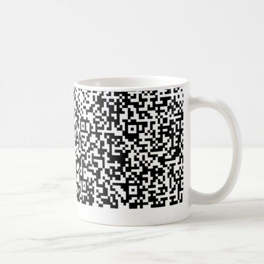 Create Your Own QR Code Funny Coffee Mug Gift (Droite)
