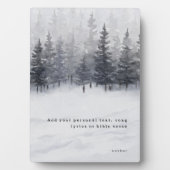 Create Your Own Quote Inspirational Forest Fotoplaat (voorkant)
