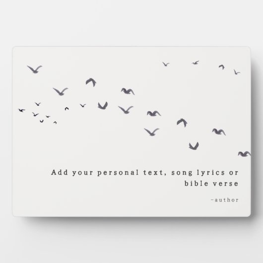 Create Your Own Quote Inspirational Nature  Fotoplaat (voorkant)