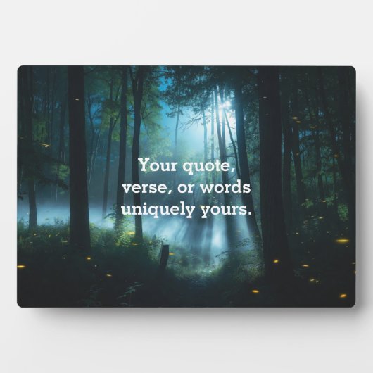 Create Your Own Quote Plaque (Devant)