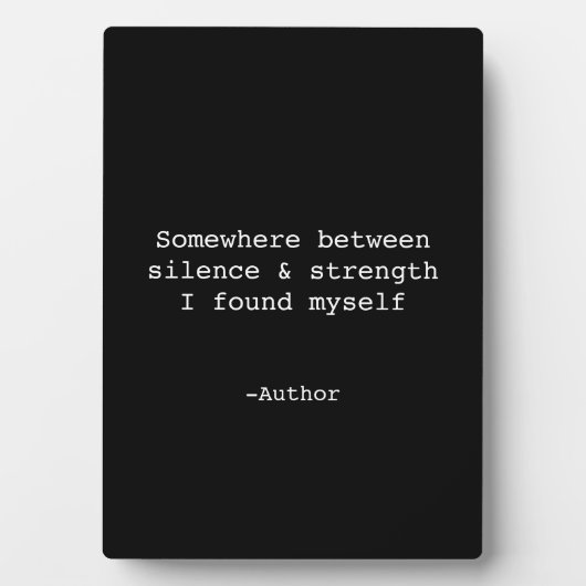 Create Your Own Quote Plaque (Devant)