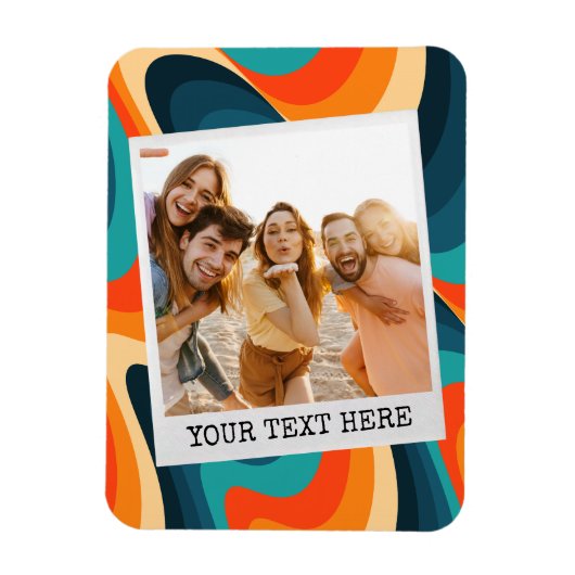 Create Your Own Retro Photo Magneet (Verticaal)
