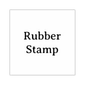 Create Your Own Simple Custom 2.5" x 2.5" Rubber Rubberstempel (Afrduk)