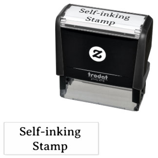 Create Your Own Simple Custom 2.69" x 0.9"  Zelfinktende Stempel