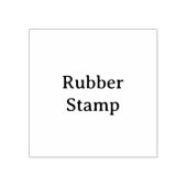 Create Your Own Simple Custom 2" x 2" Rubber Rubberstempel (Afrduk)
