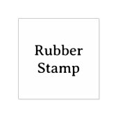 Create Your Own Simple Custom 2" x 2" Rubber Rubberstempel (Afrduk)
