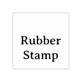 Create Your Own Simple Custom 2" x 2" Rubberstempel (Afrduk)