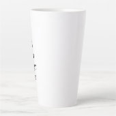 Create Your Own Simple Custom Large 17oz Latte Mug (Devant)