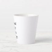Create Your Own Simple Custom Small Latte Mug  (Devant)