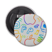 Create Your Own Simple personalized Trending Button Flesopener (Voorkant)