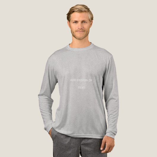 Create Your Own simple Tri-Blend Shirt (Voorkant)
