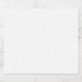 Create Your Own Sparkling Wijnetiket (Enkel label)