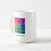 Create Your Own Upload Your Logo Photo Here Koffiemok (Voorkant links)