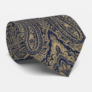 Create Your Own Vintage Gold Paisley Tie Stropdas