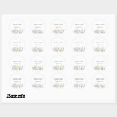 Create Your Own wedding Ronde Sticker (Vel)