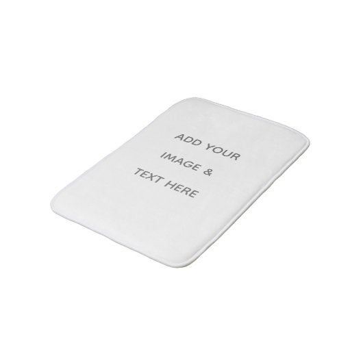 Create Your Own white Badmat (Gekanteld)