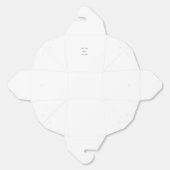 Create Your Own white  Bedankdoosjes (Ongevouwen)