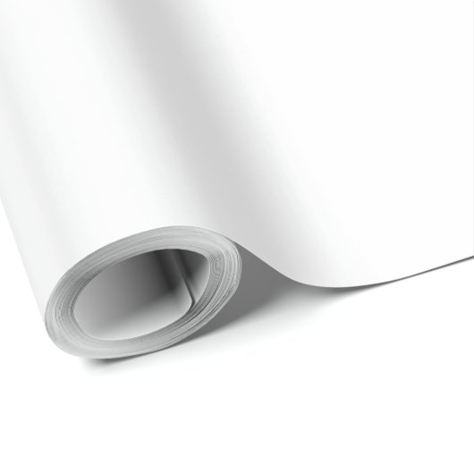 Create Your Own white  Cadeaupapier (Rol Hoek)