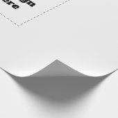 Create Your Own white  Cadeaupapier (Hoek)