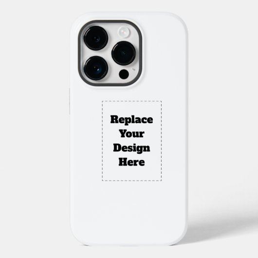 Create Your Own white  Case-Mate iPhone Case (Achterkant)