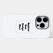 Create Your Own white  Case-Mate iPhone Case (Achterkant (horizontaal))