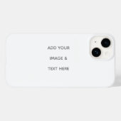 Create Your Own white  Case-Mate iPhone Case (Achterkant (horizontaal))