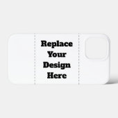 Create Your Own white  Case-Mate iPhone Case (Achterkant (horizontaal))