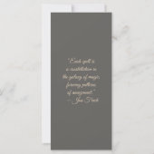 Create Your Own White Cheetah Roses Bookmark Card (Achterkant)