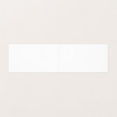 Create Your Own White Custom personalized Visitekaartjes (Binnenkant ongevouwen)