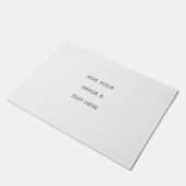 Create Your Own white Deurmat (Schuin)