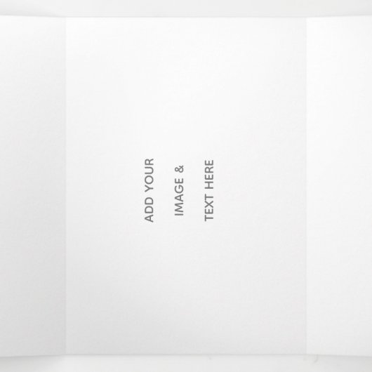 Create Your Own white  Drieluik Programma (Binnenkant midden)