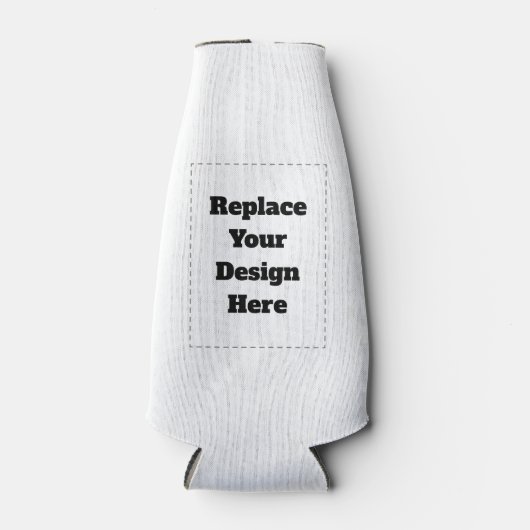 Create Your Own white  Flesjeskoeler (Voorkant)