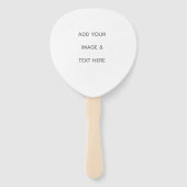 Create Your Own white  Handwaaier (Voorkant)