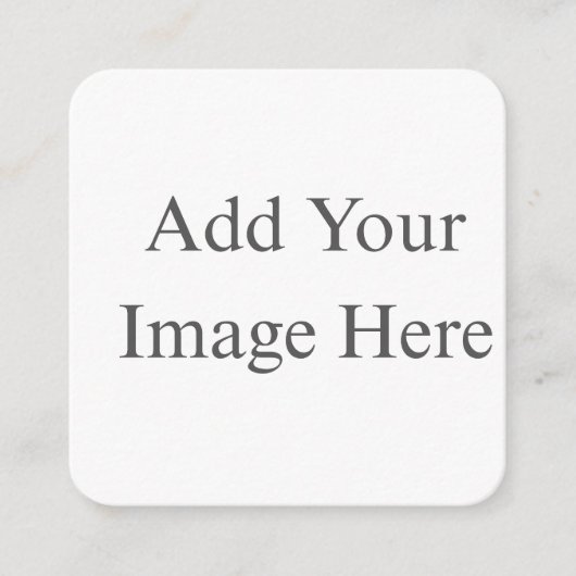 Create Your Own white  Informatiekaartje (Voorkant)