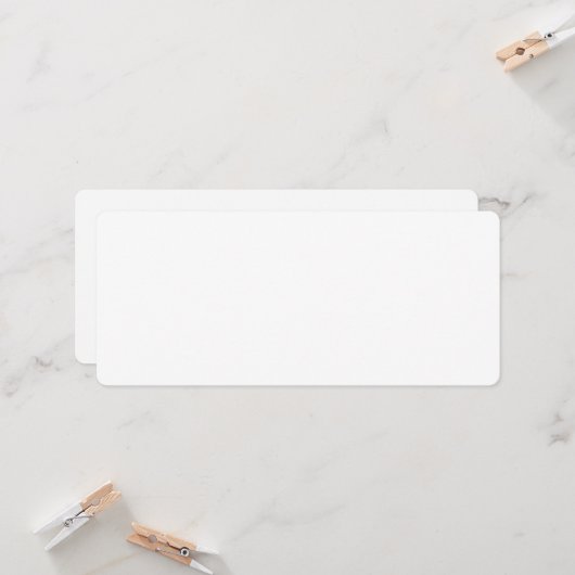 Create your own white Kaart (Voorkant / Achterkant in situ)