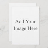 Create Your Own white Kaart (Voorkant / Achterkant)